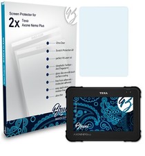 Bruni 2x Proteggi Schermo per Texa Axone Nemo Plus Pellicola Protettiva