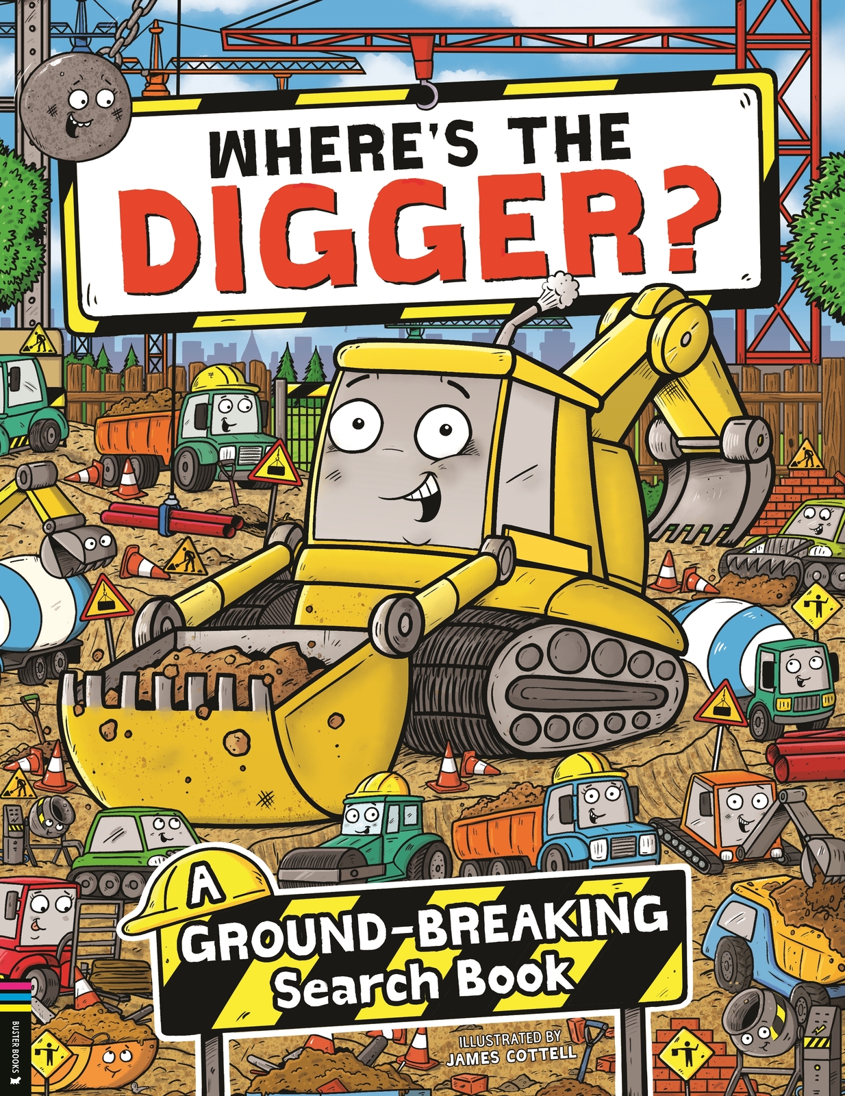 James Cottell Where’s the Digger? (Tascabile) Search and Find Activity