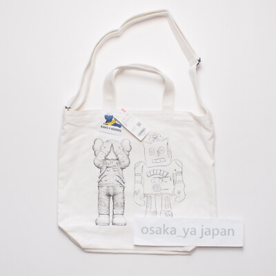 KAWS + WARHOL x UNIQLO Collaboration 2way tote bag UNISEX KAWS + WARHOL x UNIQLO Collaboration 2way tote bag UNISEX
