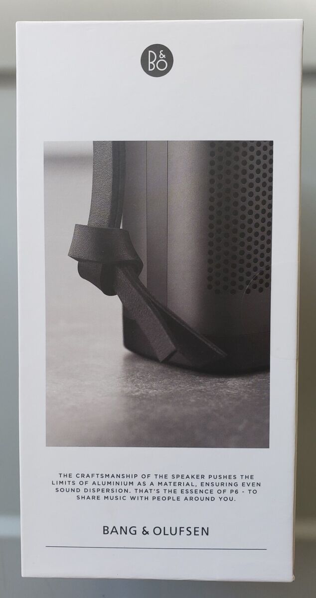 Bang & Olufsen Beoplay P6 Portable Bluetooth Speaker - Black Bang & Olufsen Beoplay P6 Portable Bluetooth Speaker - Black