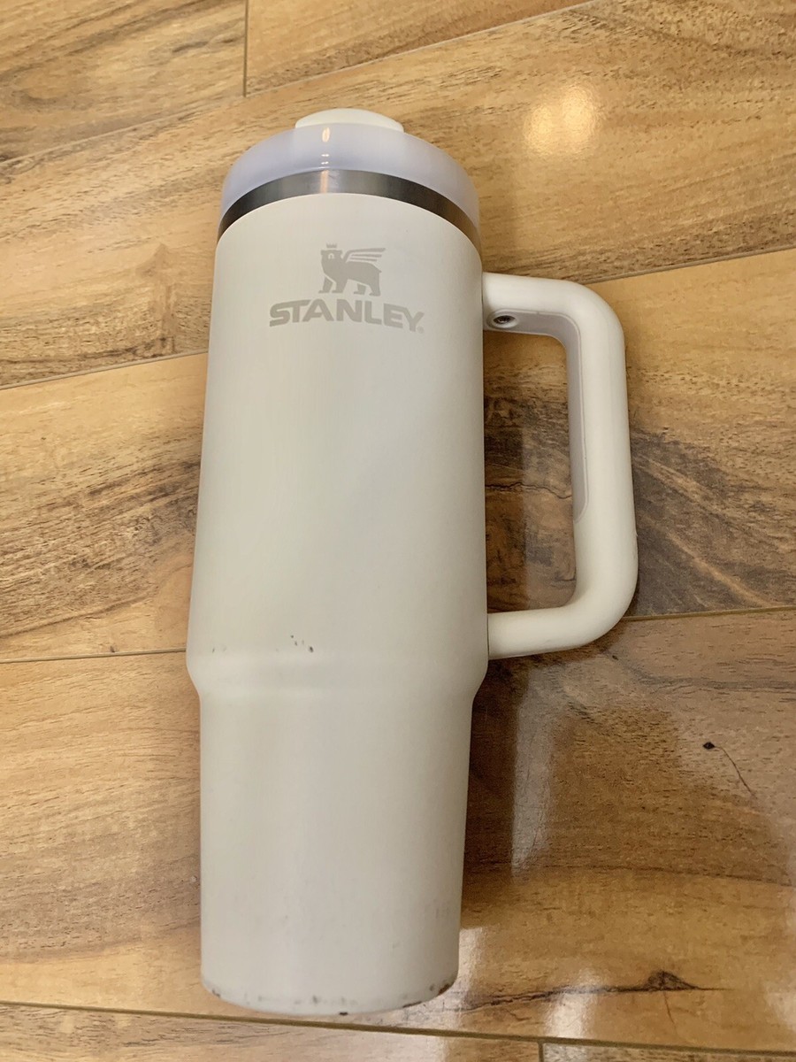 Stanley 30oz/887mL Tumbler W/ Straw White Good Condition | eBay