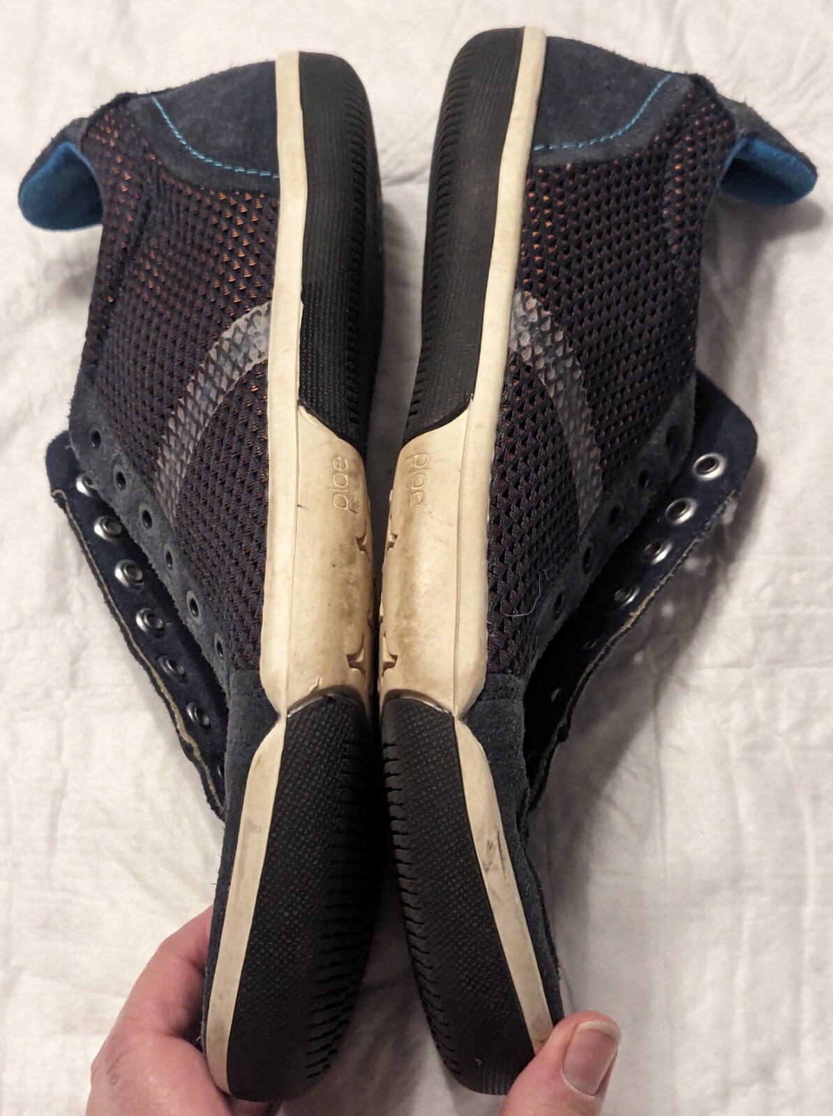 PLAE Prospect Men's 9.5 Women's 11 Black / Navy Sneakers Shoes