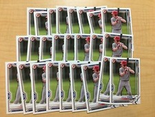 Jordan Viars 2021 1st Bowman Draft BD-132 Phillies Rookie RC Lot Of 25