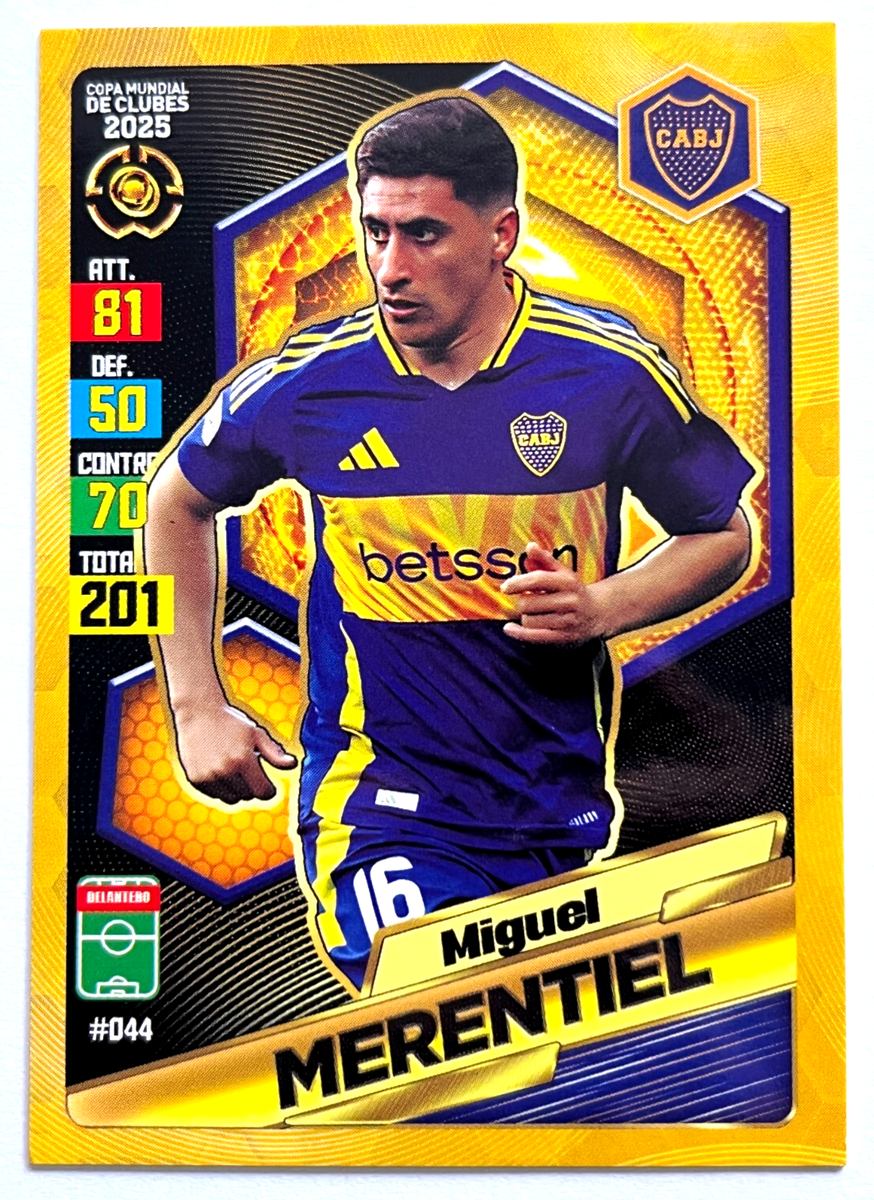 2025 FIFA CLUB WORLD CUP Gol Card #044 MIGUEL MERENTIEL Boca
