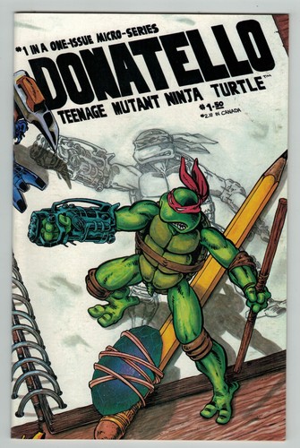 TMNT Donatello 1 1st print Turtles micro series Mirage Studios 1986 FN+ ...