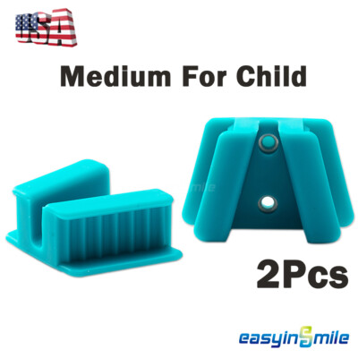 2X Easyinsmile Silicone Bite Block Dental Mouth Props retractor M-size Autoclave