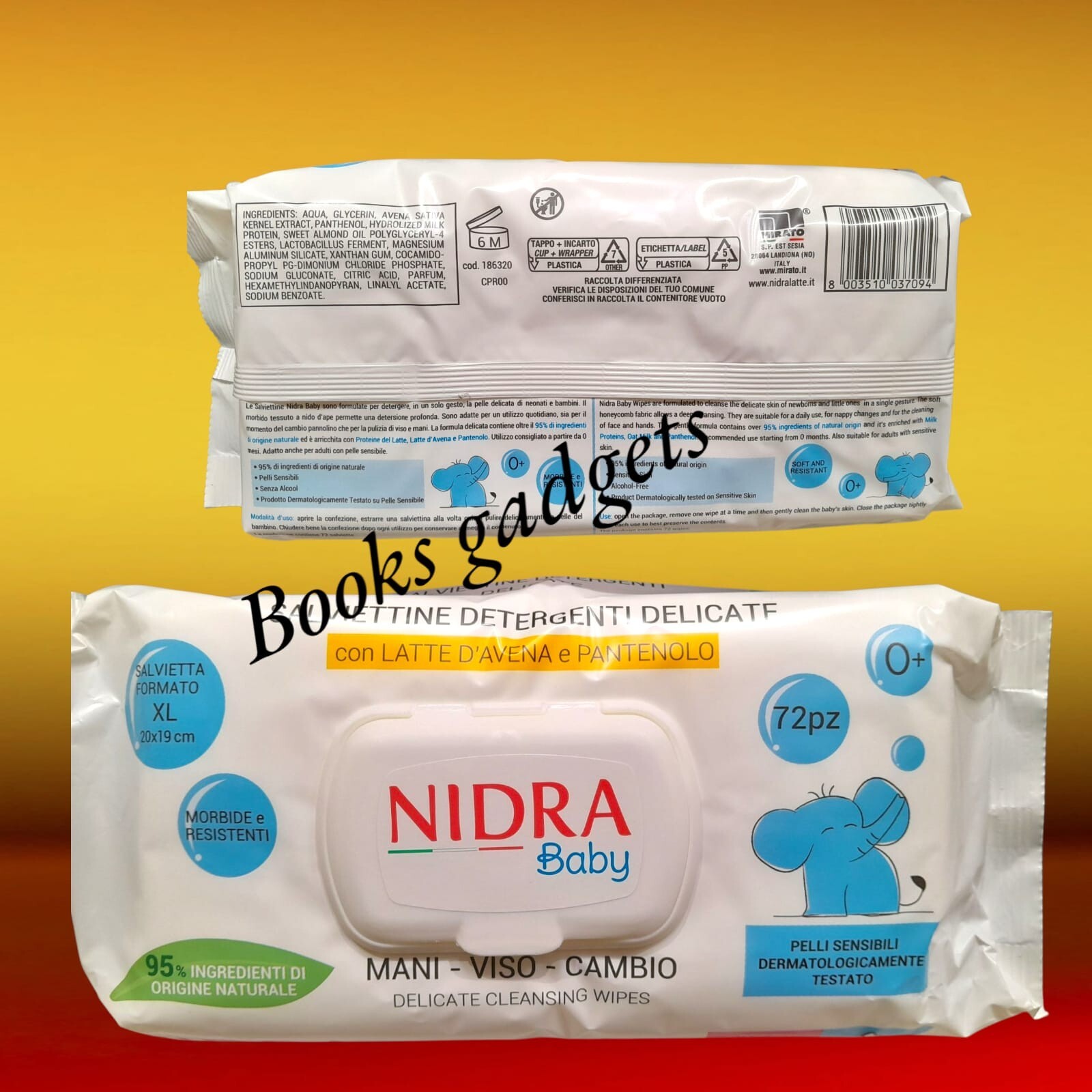 Nidra Baby 75 Salviette Detergenti Delicate - Immagine 2