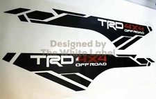 X2 TRD 4x4 off-road vinyl decals 2016-2021 fits Toyota Tacoma bed side 