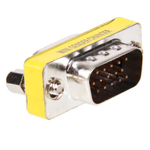 New 15 Pin VGA SVGA Female to Male Gender Changer Coupler Adapter wholesale lots - Picture 4 of 12