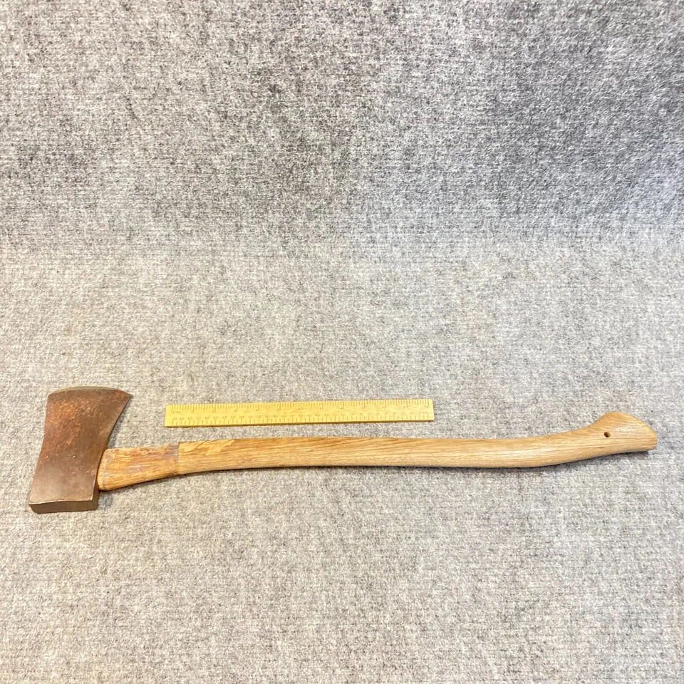 Hacha de colección True Temper borde de sílex 3 libras con mango de madera de 27" EE. UU. Foto 4 de 4