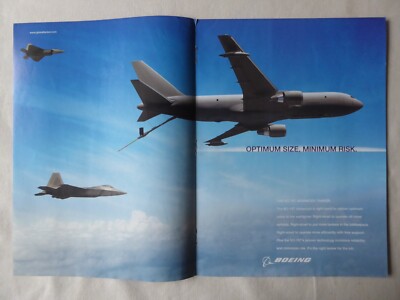 4/2007 PUB BOEING LUFTTANKER BETANKUNG KC-767 JSF ORIGINAL ANZEIGE