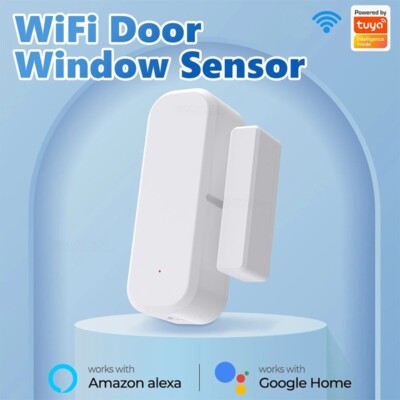 WiFi Smart Door Window Sensor Smart Home Security Protection Alarm System Door
