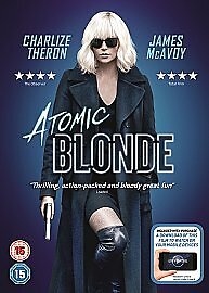 Atomic Blonde DVD 2017 Charlize Theron/James McAvoy Cert 15 Brand New Sealed