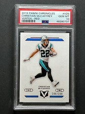 🔥2019 Panini Chronicles Vertex Red Christian McCaffrey /199 #V25 PSA 10 POP 2!!