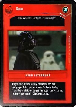1x  Sense DS (Dark Side) - Foil Near Mint Tournament Foils