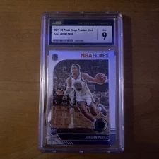 Jordan Poole ‘19 NBA Hoops Premium Stock Rookie Card Golden State Warriors MINT