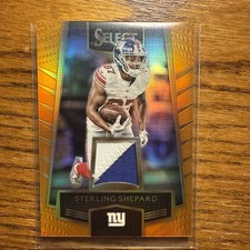 STERLING SHEPARD # 55 RC 2016 PANINI SELECT ORANGE RELIC D # 06/49 ROOKIE