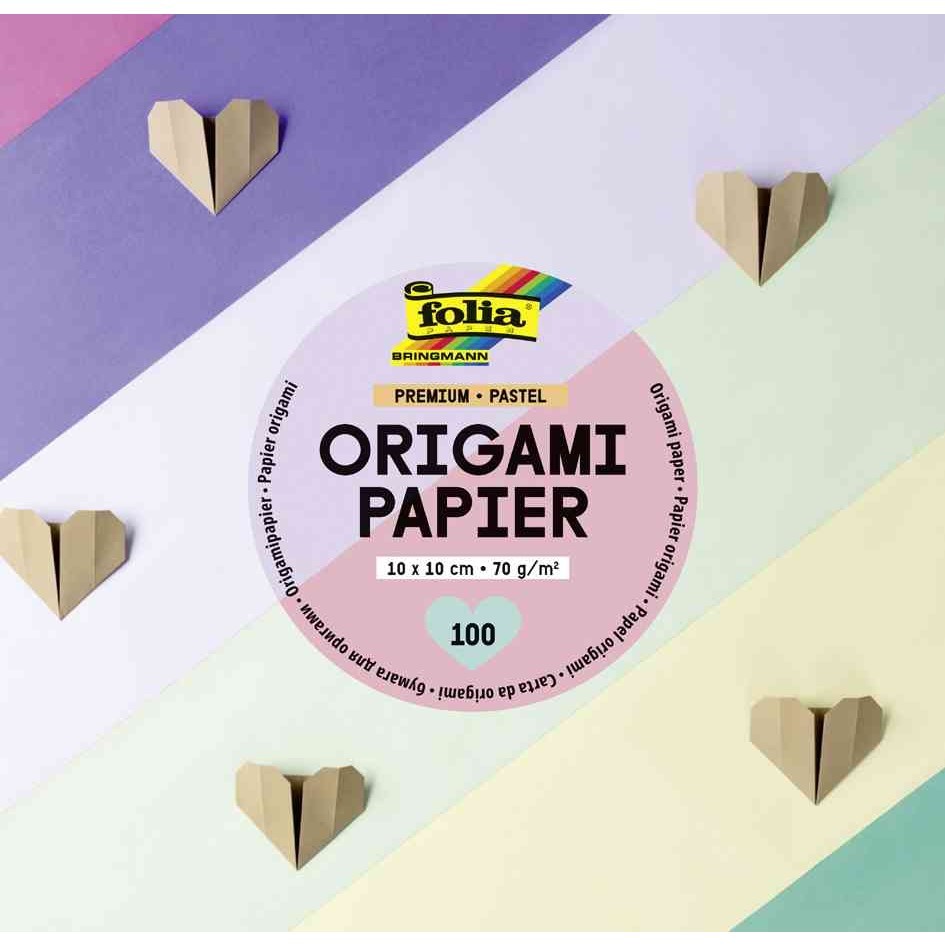 Papier pour origami folia pastel pour décorer votre intérieur en famille