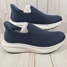 Bruno Marc Slip-On Loafer Sneakers Shoes Men's 9 Blue Hands-Free NEW