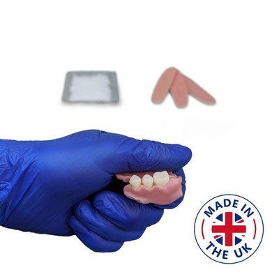 Zahnersatz Reline Kit für Fit Repair, Made in UK, einfach zu bedienen & anzupassen
