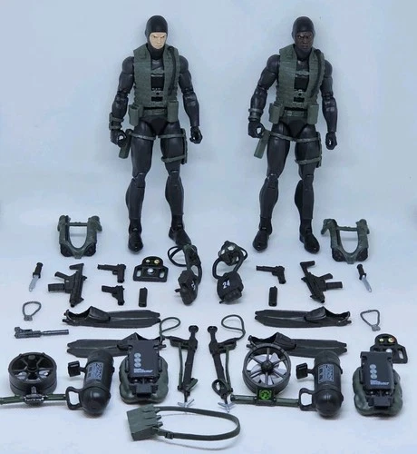 Loose GIJoe Classified lot of 2 Recon Sailor Diver figures 6” Scale c desc