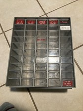 Vintage Akro Mils Model 10-350, 50 Drawer Plastic Parts Cabinet - Wall Mount