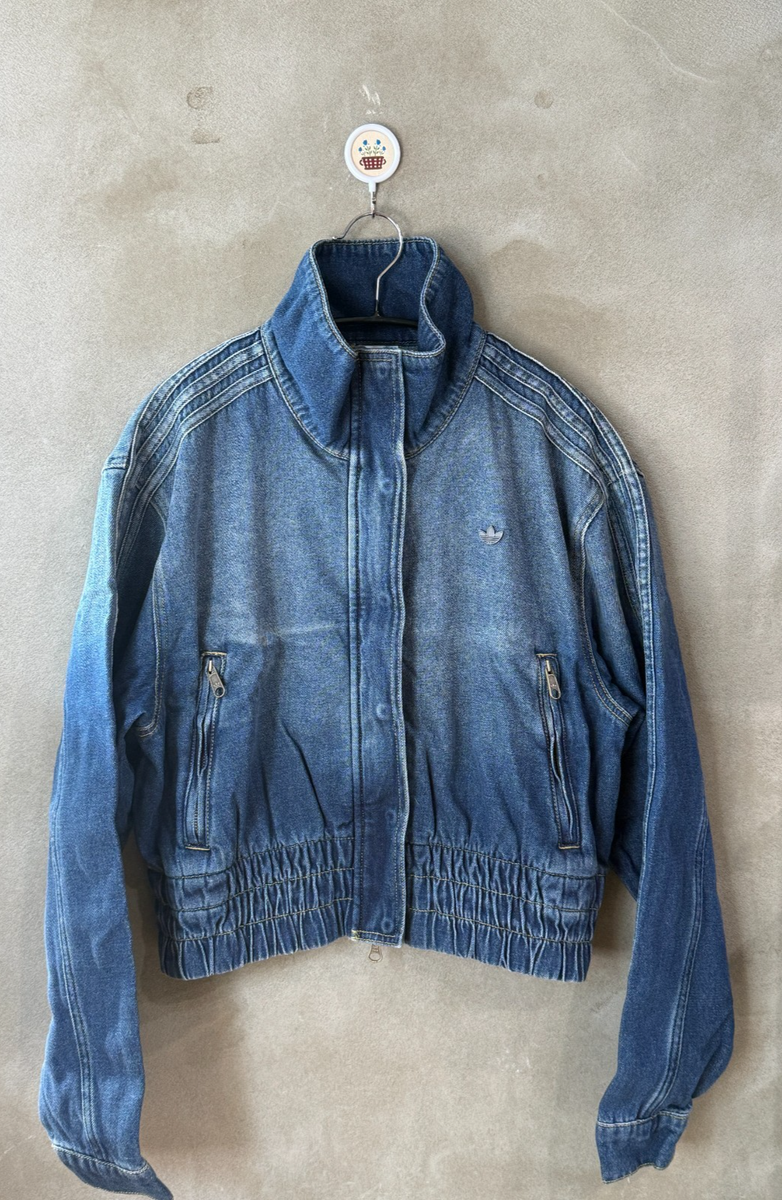 Adidas Originals Denim Track Top Women's Lifestyle Casual Jacket