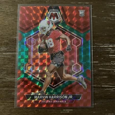 2024 Mosaic Rookies Marvin Harrison Jr. #304 Choice Red & Green Mosaic Cardinals