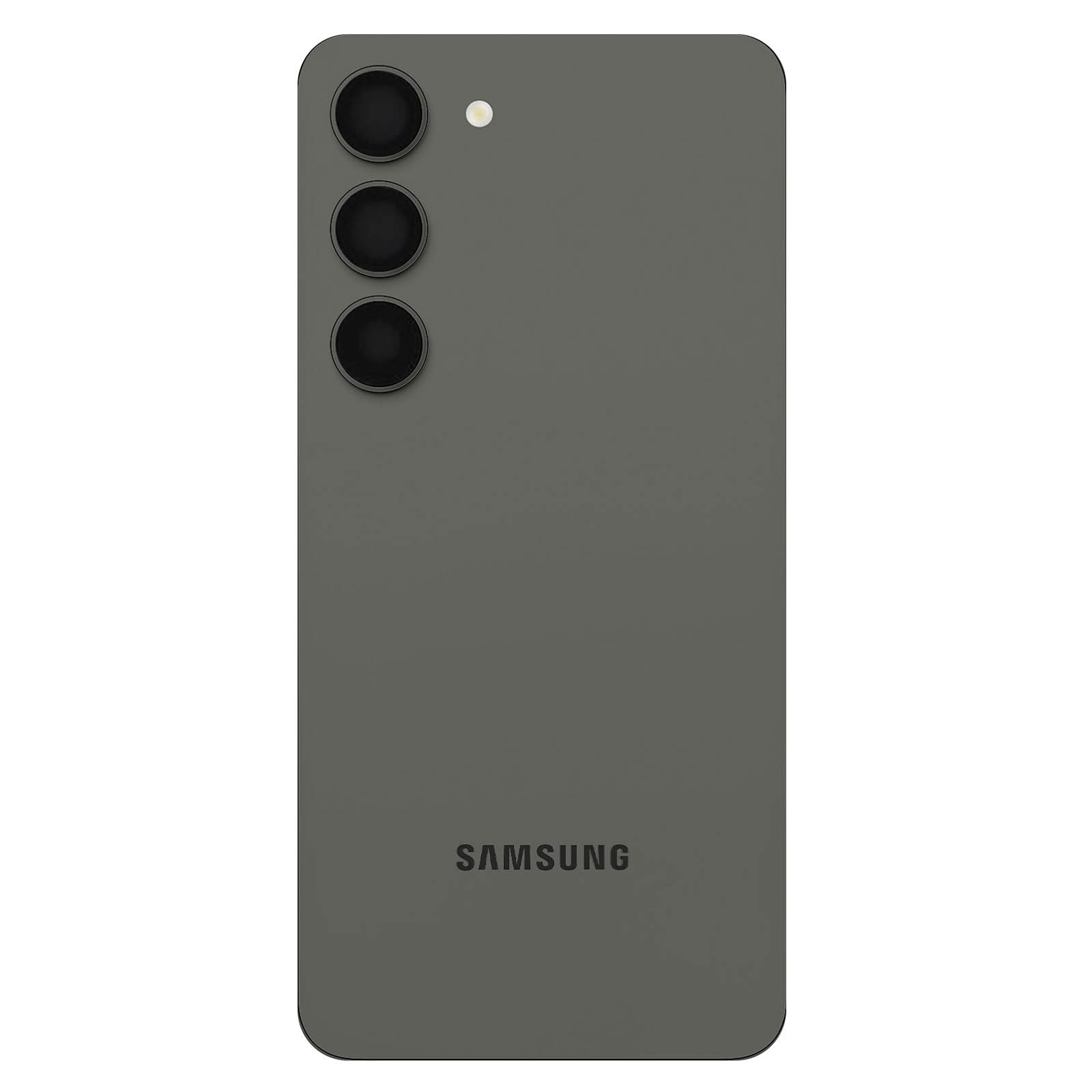 Coque arrière Galaxy S23 Vert Service Pack d'origine : Finition satinée premium en verre