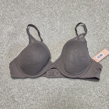 Third Love Womens 24/7 Classic Contour Plunge Bra Wired Removable Pads 40B Taupe