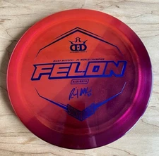 New Dynamic Discs Felon Lucid Ice Glimmer Dip Dyed Fairway Driver Overstable
