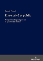 Entre Privé Et Public Daniela Pietrini