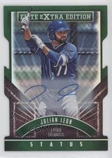 2015 Panini Elite Extra Edition 11/25 Julian Leon #149 Auto 9pd