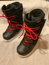 Thirty Two Men's 32 Exit Snowboard Boots Black Red White Size 12