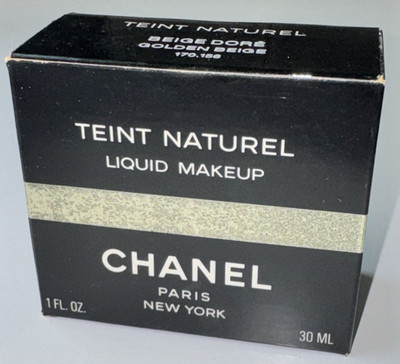 Chanel Tient Naturel Liquid Makeup 1 oz 30ml Golden Beige NOS LAST ONE