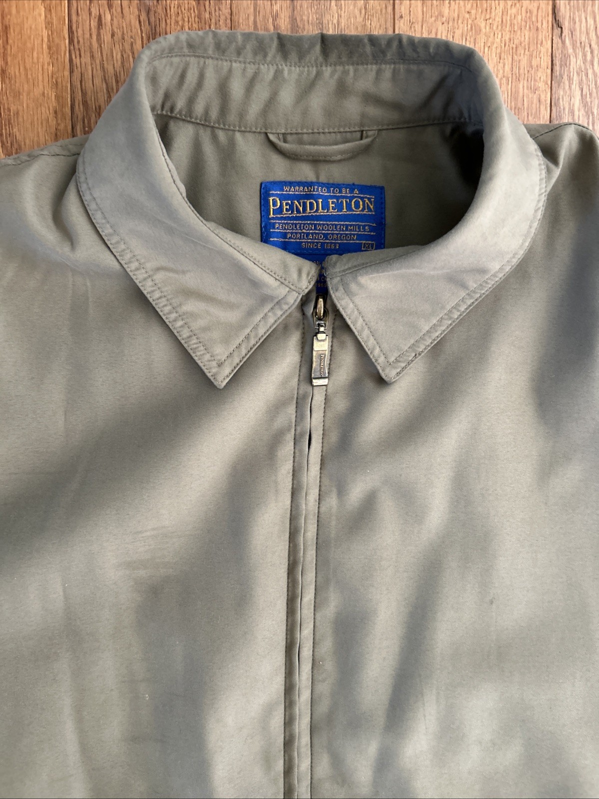 Vtg PENDLETON Lightweight Bomber Jacket Mens XL L… - image 1