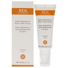 Ren Clean Skincare Wake Wonderful Night-Time Facial 1.3 oz
