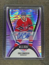 2025-26 Allure Hockey Cole Caufield Purple Diamond Auto /10