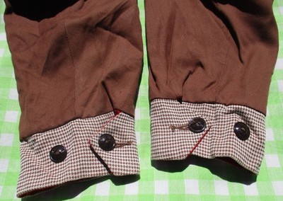 Vintage 50s Rayon Gabardine Reversible 2-Tone Rockabilly Ricky