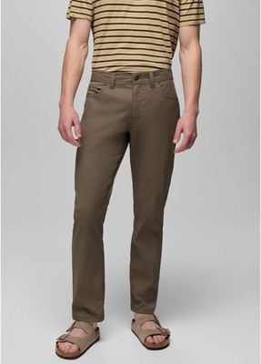 Prana Pants Men s 28x29 Zion 5-Pocket Standard Pants Mud Brown Stretch Hiking