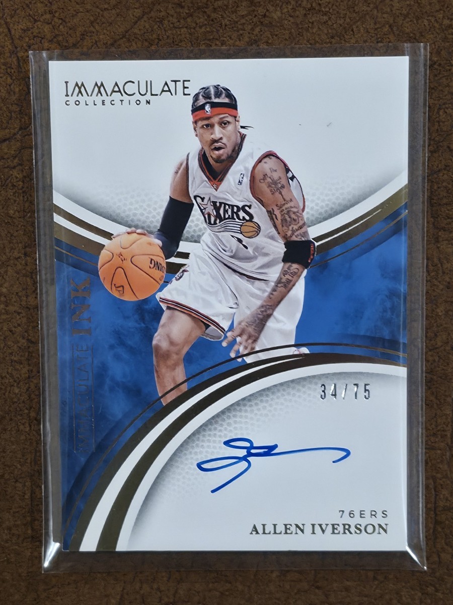2024-25 Panini Immaculate Collection Allen Iverson Auto Immaculate