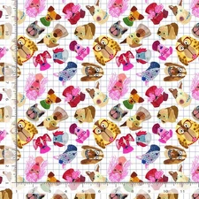 Brainy Furs in White | Big Dog Walk | Dear Stella