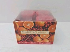 Yankee Candle Mandarin Cranberry Scented Tea Lights Housewarmer Candles 11 Pack