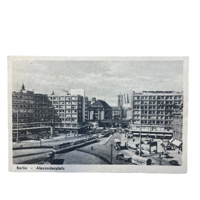 Postkarte AK Berlin Alexanderplatz Straßenbahn Ungelaufen Ansichtskarte