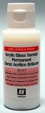 Vallejo Gloss Varnish (60ml Bottle) - Hobby and Model Acrylic Paint - #26517