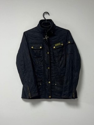 Womens Barbour International Jacket Polarquit Coat Womens sz UK 12 EU 38 US 8