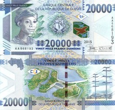 Guinea 20000 francs 2015 P-52a UNC