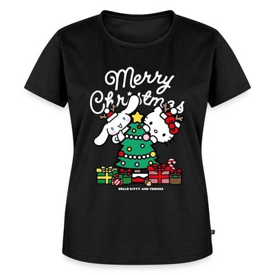 Hello Kitty Und Cinnamoroll Weihnachten Frauen Premium Bio T-Shirt