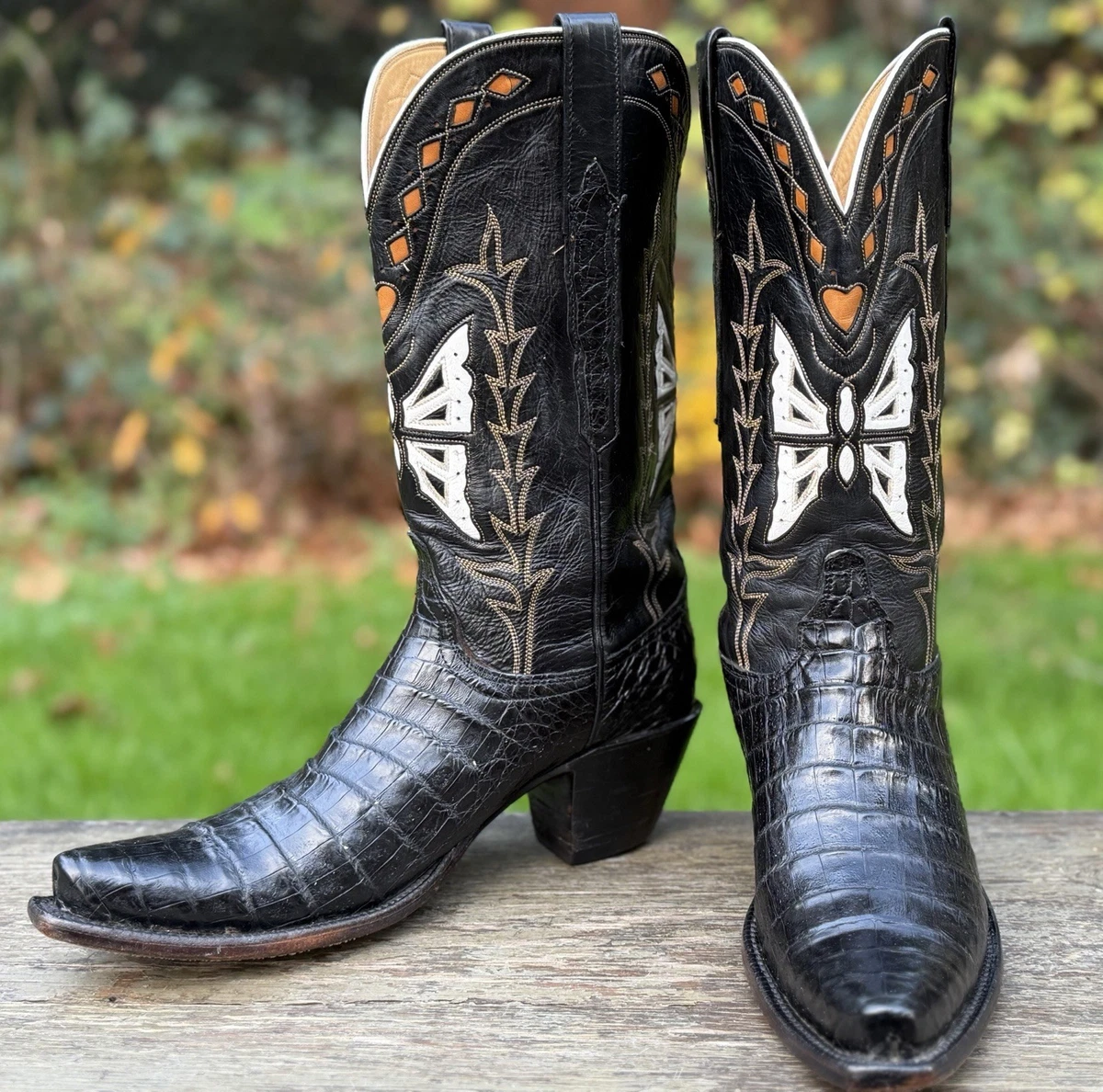 Black Lucchese Western Boots for Women for sale | eBay