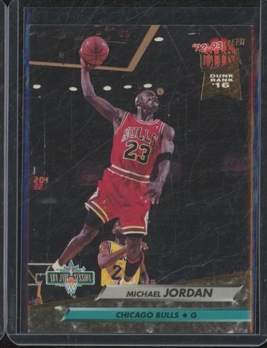 1992-93 Fleer Ultra MICHAEL JORDAN #216 Top Jammer Insert Chicago Bulls FB3